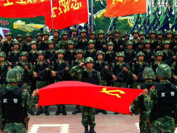 在八一建军节来临之际,沈阳脚手架出租厂家向最可爱的中国军人致敬